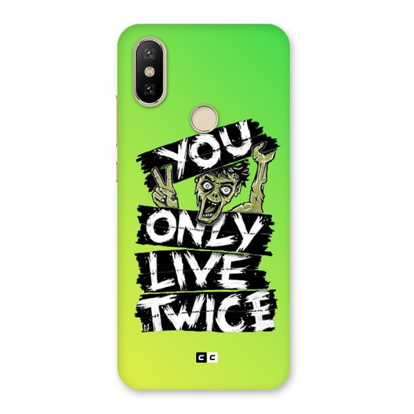 Yolo Zombie Back Case for Mi A2