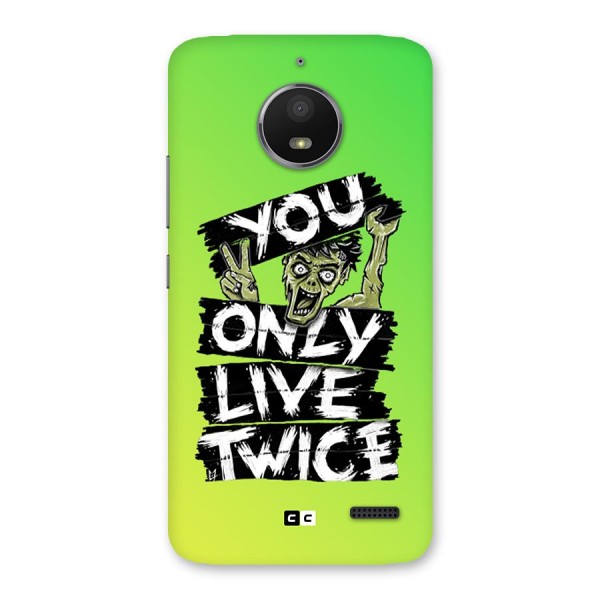 Yolo Zombie Back Case for Moto E4