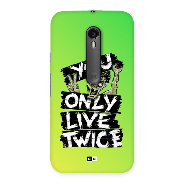 Yolo Zombie Back Case for Moto G3