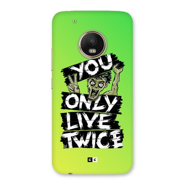 Yolo Zombie Back Case for Moto G5 Plus