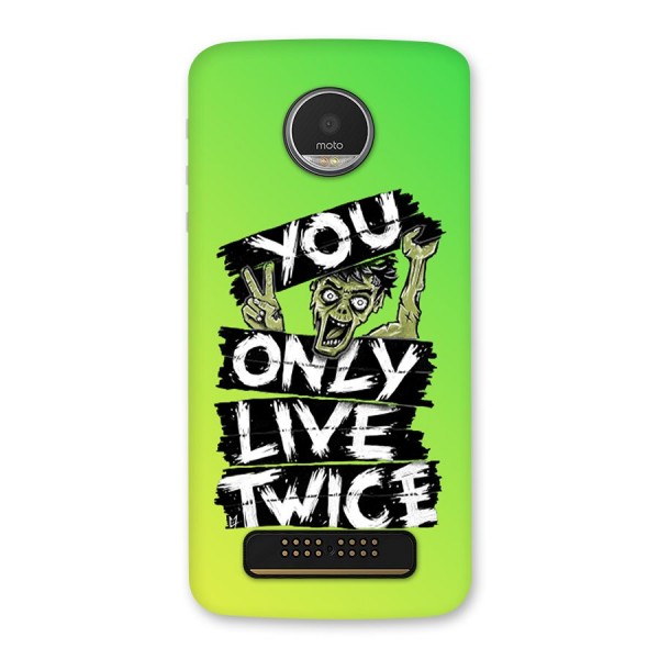 Yolo Zombie Back Case for Moto Z Play