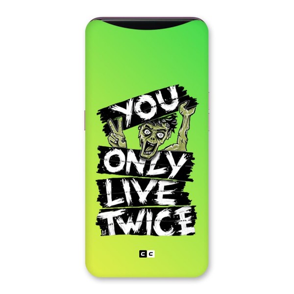 Yolo Zombie Back Case for Oppo Find X