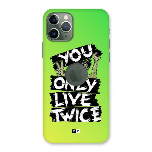 Yolo Zombie Back Case for iPhone 11 Pro Logo Cut