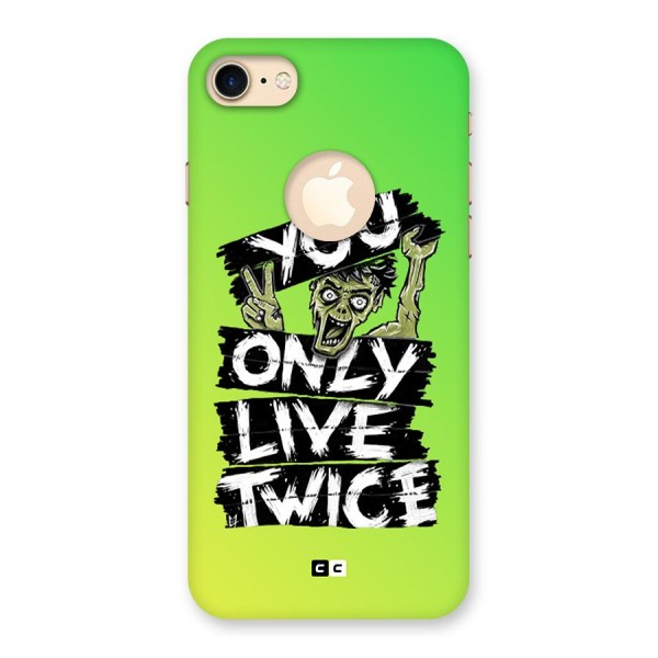 Yolo Zombie Back Case for iPhone 8 Logo Cut