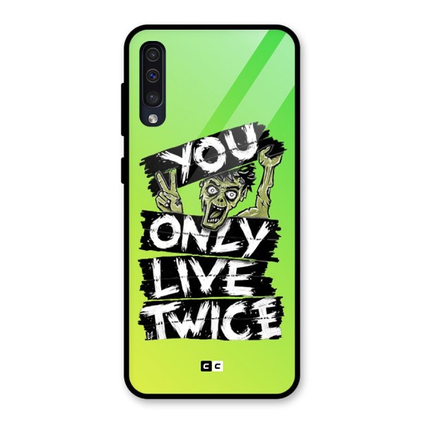 Yolo Zombie Glass Back Case for Galaxy A50s