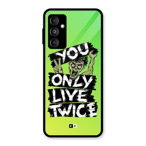 Yolo Zombie Glass Back Case for Galaxy M14 5G