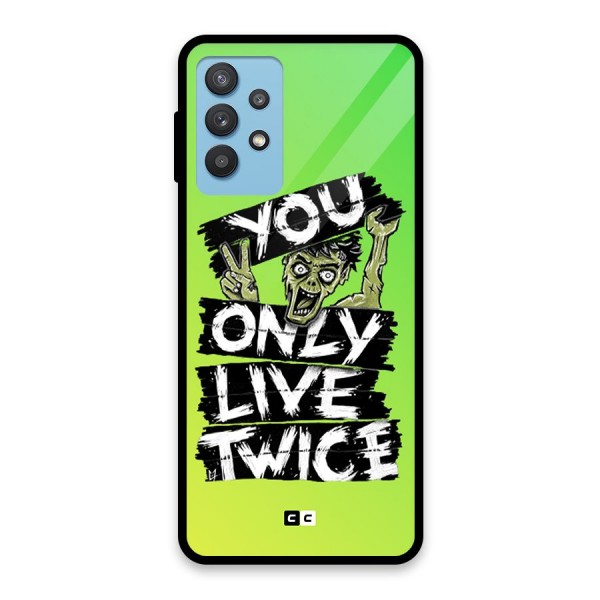 Yolo Zombie Glass Back Case for Galaxy M32 5G