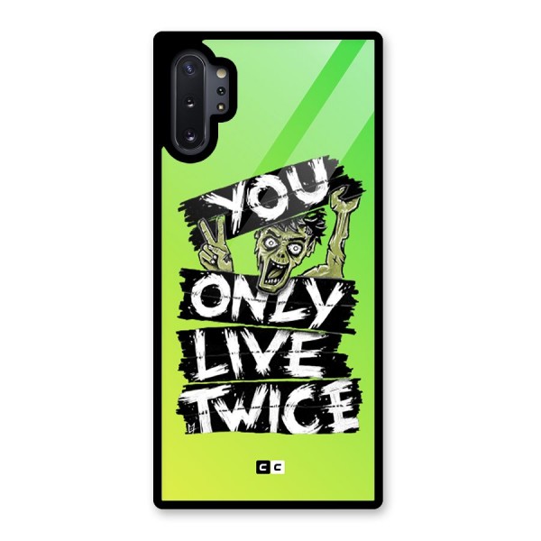 Yolo Zombie Glass Back Case for Galaxy Note 10 Plus