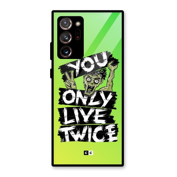 Yolo Zombie Glass Back Case for Galaxy Note 20 Ultra