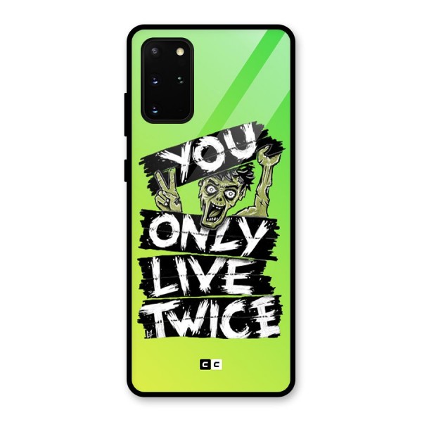 Yolo Zombie Glass Back Case for Galaxy S20 Plus