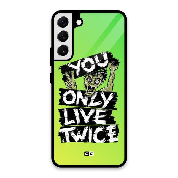 Yolo Zombie Glass Back Case for Galaxy S22 Plus 5G