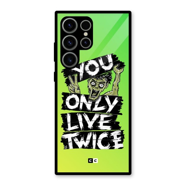 Yolo Zombie Glass Back Case for Galaxy S23 Ultra