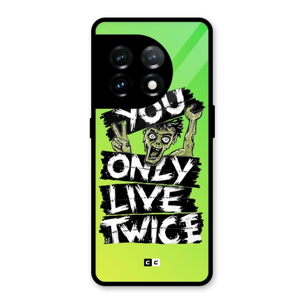 Yolo Zombie Glass Back Case for OnePlus 11