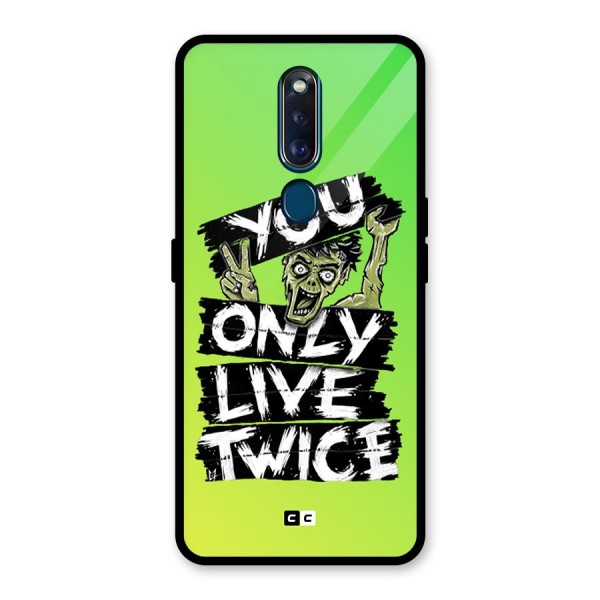 Yolo Zombie Glass Back Case for Oppo F11 Pro