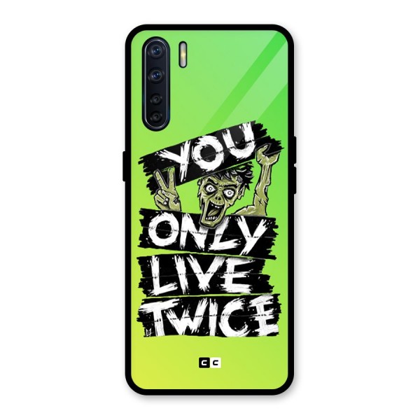 Yolo Zombie Glass Back Case for Oppo F15