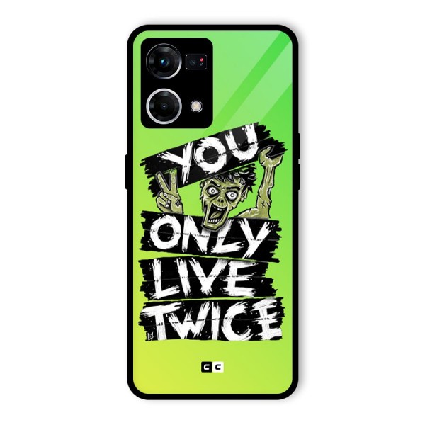 Yolo Zombie Glass Back Case for Oppo F21 Pro 4G