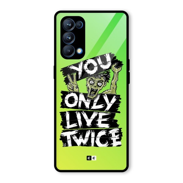 Yolo Zombie Glass Back Case for Oppo Reno5 Pro 5G