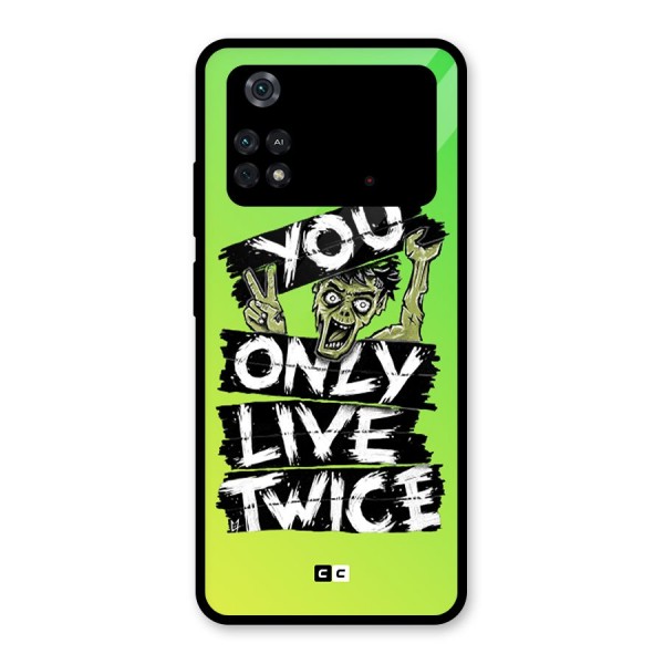 Yolo Zombie Glass Back Case for Poco M4 Pro 4G