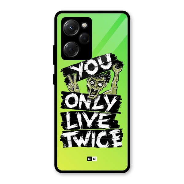 Yolo Zombie Glass Back Case for Poco X5 Pro