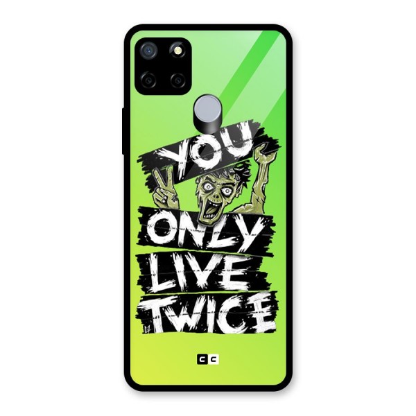 Yolo Zombie Glass Back Case for Realme C12