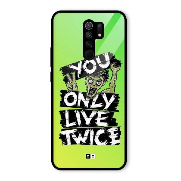 Yolo Zombie Glass Back Case for Redmi 9 Prime