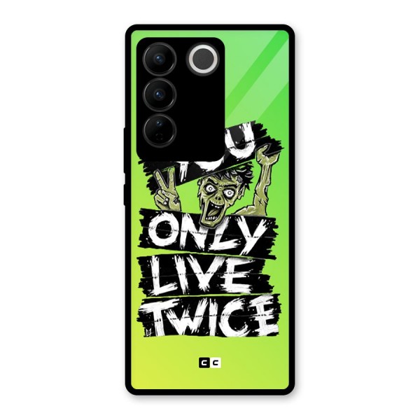 Yolo Zombie Glass Back Case for Vivo V27