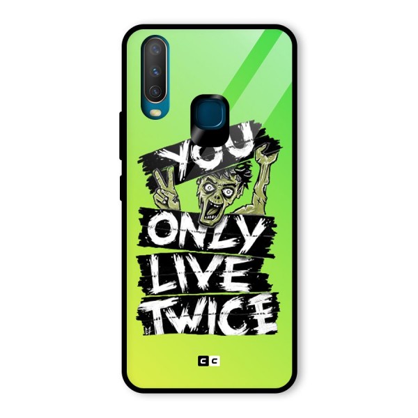 Yolo Zombie Glass Back Case for Vivo Y12