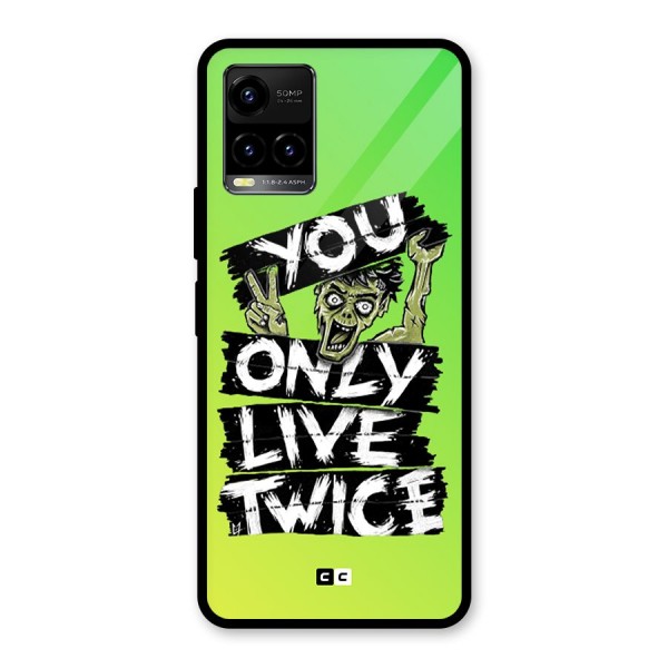 Yolo Zombie Glass Back Case for Vivo Y21T