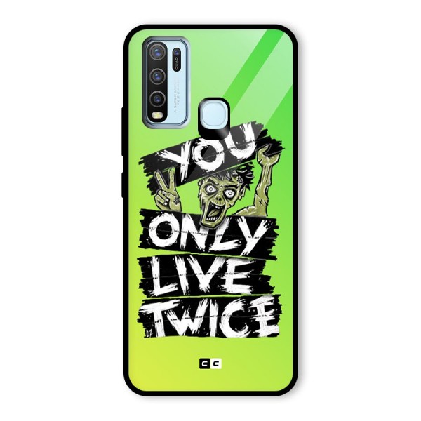 Yolo Zombie Glass Back Case for Vivo Y30