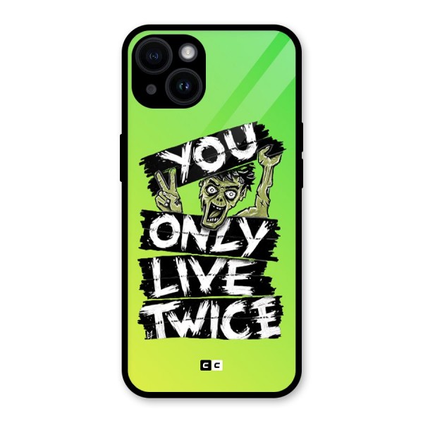 Yolo Zombie Glass Back Case for iPhone 14