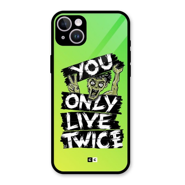 Yolo Zombie Glass Back Case for iPhone 14 Plus