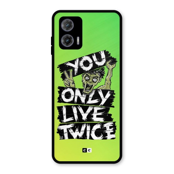 Yolo Zombie Metal Back Case for Moto G73