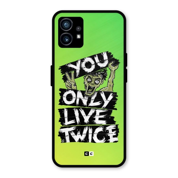 Yolo Zombie Metal Back Case for Nothing Phone 1