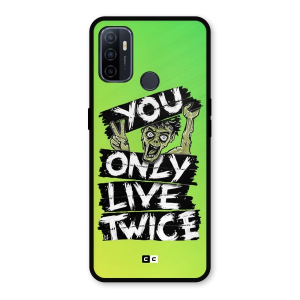 Yolo Zombie Metal Back Case for Oppo A53