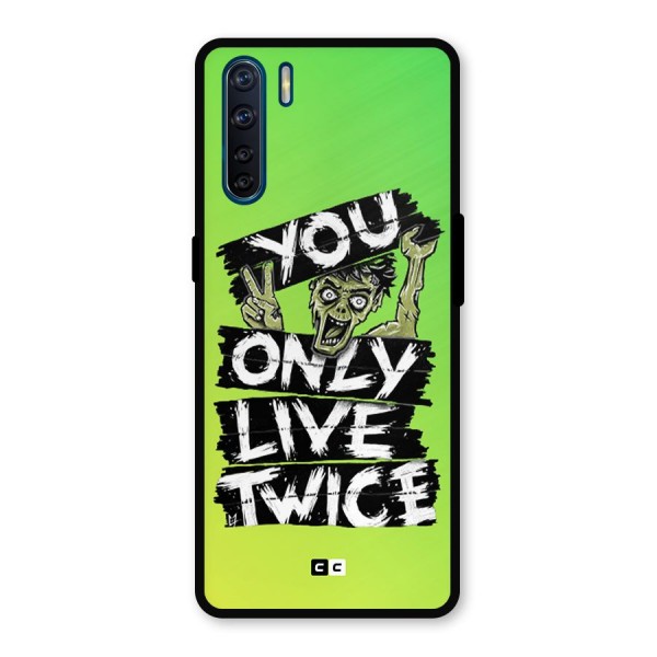 Yolo Zombie Metal Back Case for Oppo F15