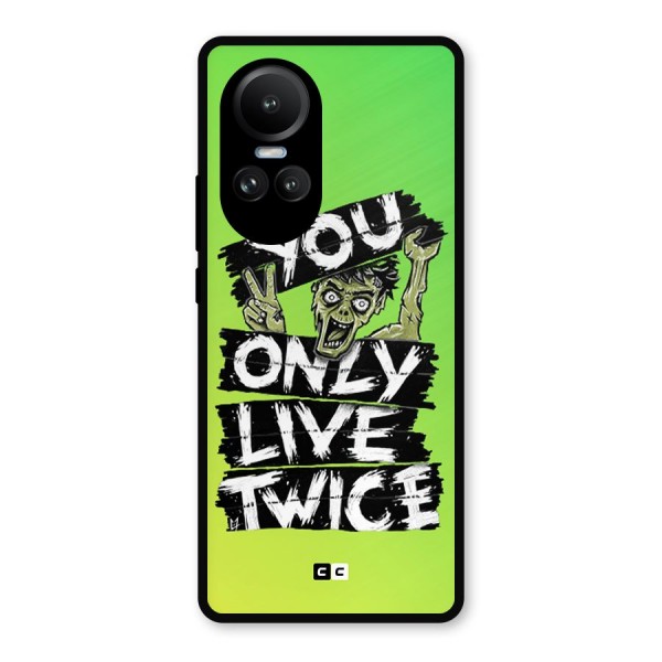 Yolo Zombie Metal Back Case for Oppo Reno10