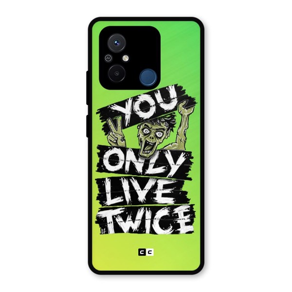 Yolo Zombie Metal Back Case for Poco C55