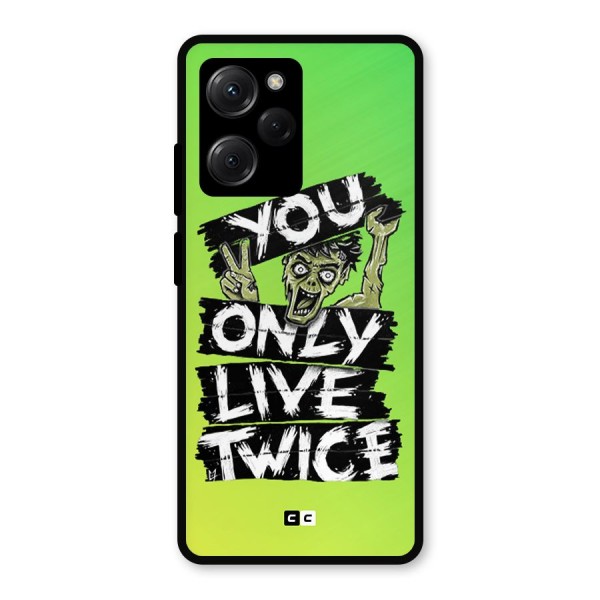 Yolo Zombie Metal Back Case for Poco X5 Pro