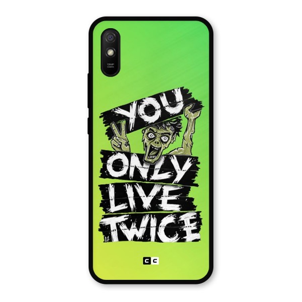 Yolo Zombie Metal Back Case for Redmi 9i