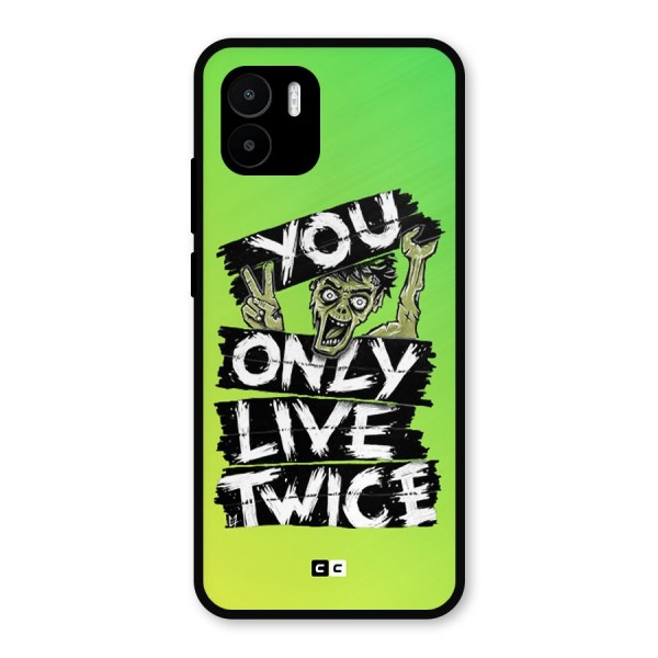 Yolo Zombie Metal Back Case for Redmi A2