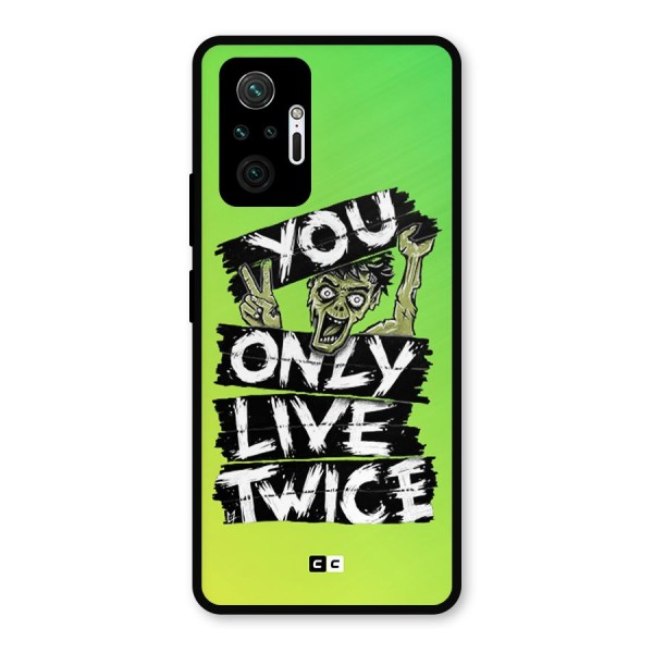 Yolo Zombie Metal Back Case for Redmi Note 10 Pro