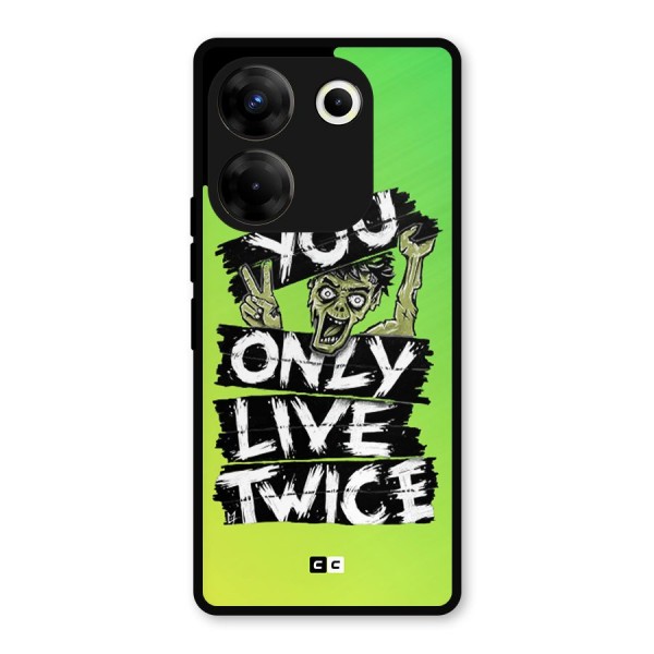 Yolo Zombie Metal Back Case for Tecno Camon 20 Pro