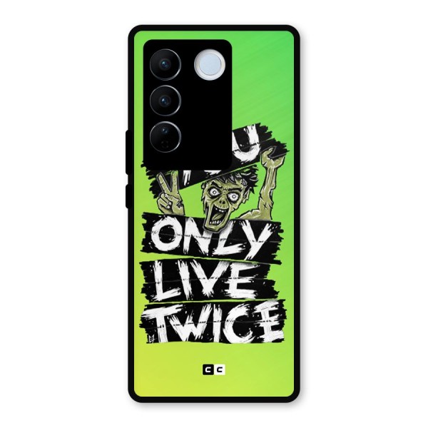 Yolo Zombie Metal Back Case for Vivo V27 Pro