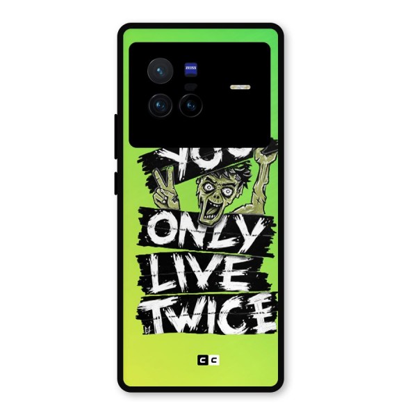 Yolo Zombie Metal Back Case for Vivo X80