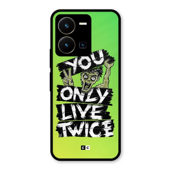 Yolo Zombie Metal Back Case for Vivo Y35