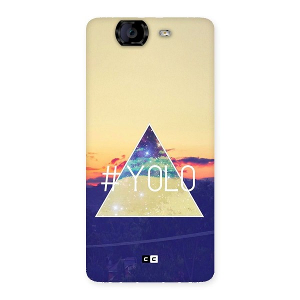 Yolo illuminati Back Case for Canvas Knight A350