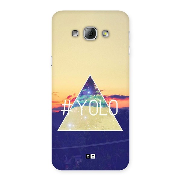 Yolo illuminati Back Case for Galaxy A8