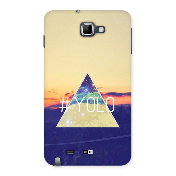 Yolo illuminati Back Case for Galaxy Note