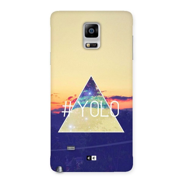 Yolo illuminati Back Case for Galaxy Note 4