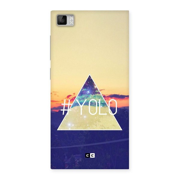 Yolo illuminati Back Case for Mi3